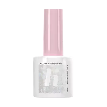 Гибридный лак для ногтей 102 цветных кристалла Hi Hybrid Party, 5 мл