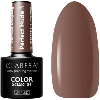 Гибридный лак для ногтей 3 Claresa Perfect Nude, 5 гр
