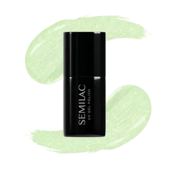 Гибридный лак для ногтей 497 зеленый паз, 7 мл Semilac, цвет 497 green groove