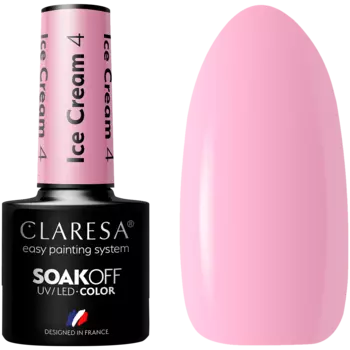 Гибридный лак для ногтей 4 Claresa Ice Cream, 5 гр