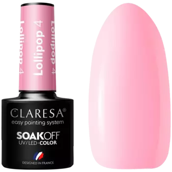 Гибридный лак для ногтей 4 Claresa Lollipop, 5 гр