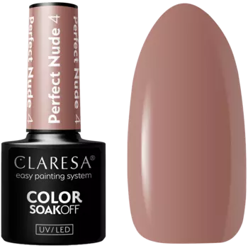 Гибридный лак для ногтей 4 Claresa Perfect Nude, 5 гр