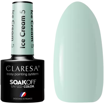 Гибридный лак для ногтей 5 Claresa Ice Cream, 5 гр