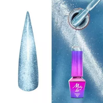 Гибридный лак для ногтей, 5 мл Molly Lac, 446 Cat Eye Womanity Maldives