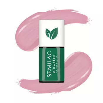 Гибридный лак для ногтей 713 розовые полевые цветы, 7 мл Semilac Biocolor, цвет 713 pink wildflowers