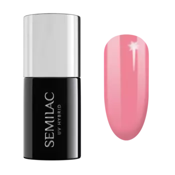 Гибридный лак для ногтей 813 пастельно-розовый Semilac Extend 5In1, 5 мл