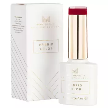 Гибридный лак для ногтей 906 карминовая фантазия, 7,5 мл Many Beauty Nail professional hybrid color uv, цвет 906 - carmine fantasy