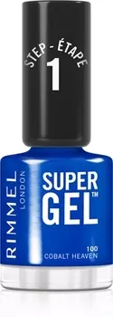 Гибридный лак для ногтей без использования уф/светодиодной лампы Rimmel Super Gel, 100 Cobalt Heaven 12 ml