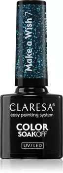 Гибридный лак для ногтей Claresa SoakOff UV/LED Color Make a Wish, 7 5 g