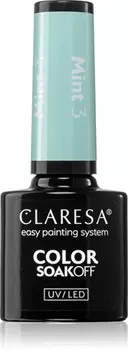 Гибридный лак для ногтей Claresa SoakOff UV/LED Color Mint, 3 5 g