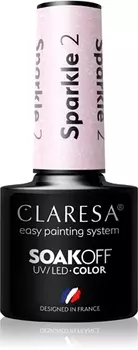 Гибридный лак для ногтей Claresa SoakOff UV/LED Color Sparkle, 2 5 g