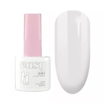 Гибридный лак для ногтей Easy 3в1, 5 мл — 9 цветов на выбор, Hi Hybrid