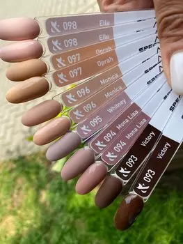 Гибридный лак для ногтей FOX gel-polish gold Spectrum 095, 7 мл