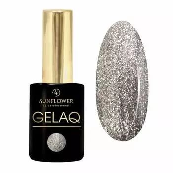 Гибридный лак для ногтей, Galaxy 090 Gelaq, SUNFLOWER