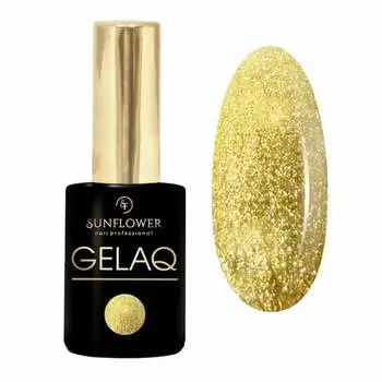 Гибридный лак для ногтей, Galaxy 092 Gelaq, SUNFLOWER