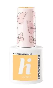 Гибридный лак для ногтей Hi Hybrid, 118 Banana Dream