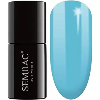 Гибридный лак для ногтей Intense Blue UV, 7 мл, Semilac