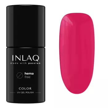 Гибридный лак для ногтей малиновый оттенок, 6 мл Inlaq Pastelove, цвет raspberry touch
