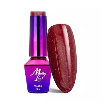гибридный лак для ногтей MollyLac Thermo Flashing Lights Strangelove 5 г № 691