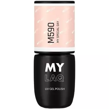 Гибридный лак для ногтей MYLAQ UV Gel Polish оттенок My Special Day 5 мл
