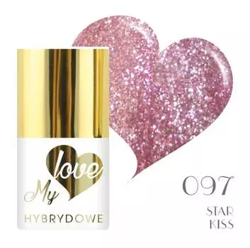 Гибридный лак для ногтей Mylove UV/Led Star Kiss 097, SUNFLOWER