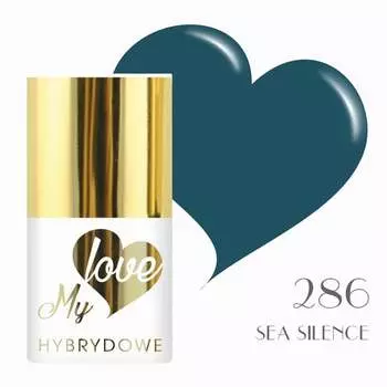 Гибридный лак для ногтей Mylove UV/Led 286 Sea Silence, SUNFLOWER