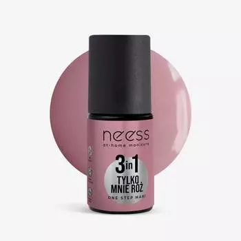 Гибридный лак для ногтей NEESS One Step 3в1 Tylko mnie R 4 мл