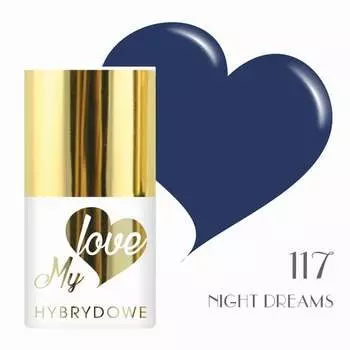 Гибридный лак для ногтей Night Dreams Mylove UV/Led 117, SUNFLOWER