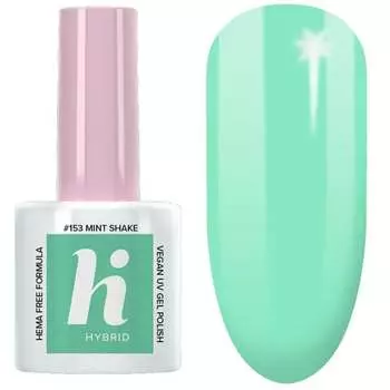 Гибридный лак для ногтей, оттенок 153 Mint Shake, 5 мл Hi Hybrid