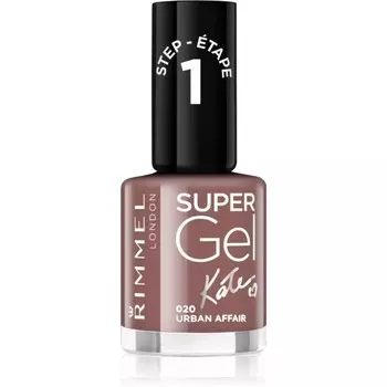 Гибридный лак для ногтей Rimmel Super Gel By Kate без использования УФ/LED абажура 020 Urban Affair 12 мл