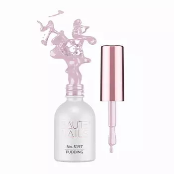 Гибридный лак для ногтей s197 пудинг, 8 мл Saute Nails, цвет s197 pudding