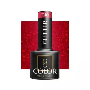 Гибридный лак для ногтей с блестками OCHO NAILS G10 -5 г Active Shop