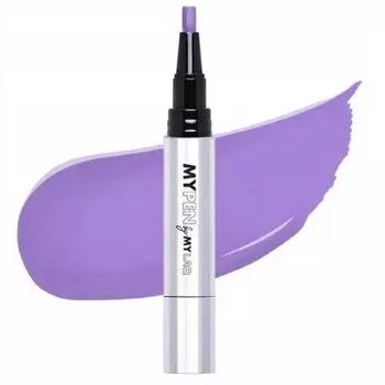 Гибридный лак для ногтей с лавандой 3 в 1 Mylaq, My Pen My Easy