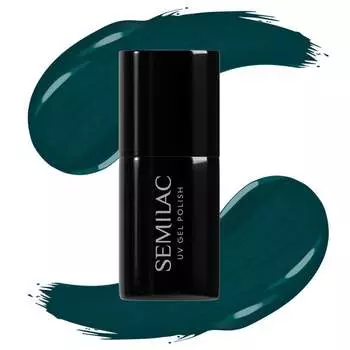 Гибридный лак для ногтей Semilac 606 Cool Green 7 мл