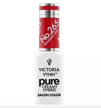 Гибридный лак для ногтей victoria vynn pure creamy hybrid 265 mamma mia, 8 мл