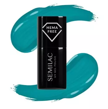 ГИБРИДНЫЙ ЛАК ДЛЯ НОГТЕЙ SPOOKY BLUE SEMILAC 443 7МЛ