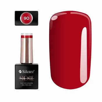 Гибридный лак maniMORE 90 10 г Красный Silcare