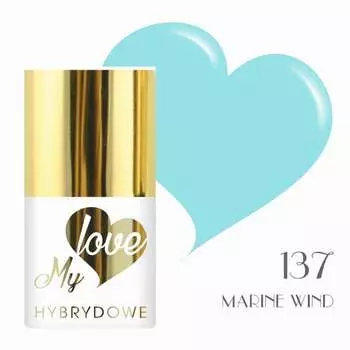 Гибридный лак Marine Wind Mylove UV/Led 137, SUNFLOWER
