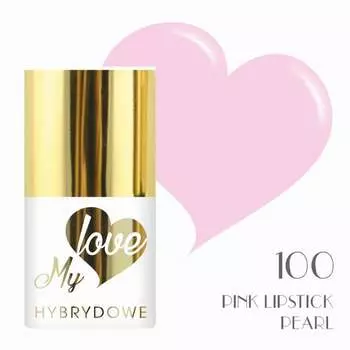 Гибридный лак Mylove UV/Led 100 Pink Lipstick, SUNFLOWER