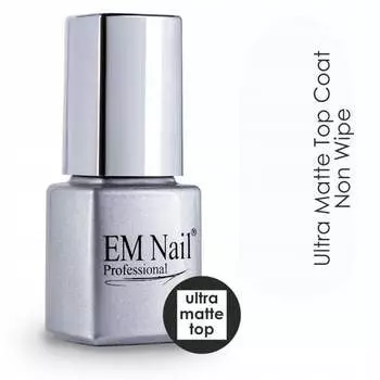 Гибридный лак Top Coat Ultra Matte, 6 мл EM Nail