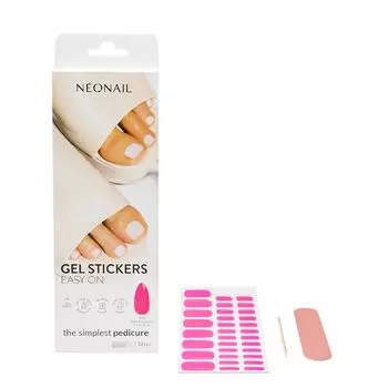 Гибридный лак в наклейке Neonail Easy On P02, 20 шт