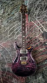 Гибридный пакет PRS Custom 24 Flame Maple Purple Iris 10-top Custom 24 10-Top
