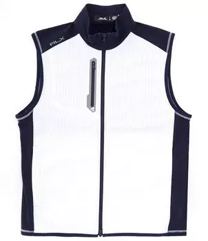 Гибридный жилет с молнией во всю длину Polo Ralph Lauren RLX Golf, синий