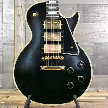 Gibson 57 Les Paul Custom M2M с тремя звукоснимателями - Murphy Lab Light Aged Ebony с жестким футляром