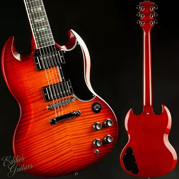 Gibson Custom Shop PSL SG Custom Figured Top Firemist