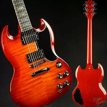 Gibson Custom Shop PSL SG Custom Figured Top Firemist