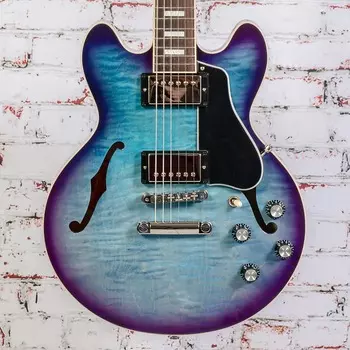 Gibson - ES-339 - фигурная электрогитара - Blueberry Burst - x0352