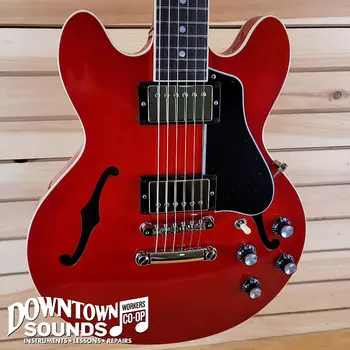 Gibson ES-339 с жестким футляром - вишневый ES-339 - CHERRY
