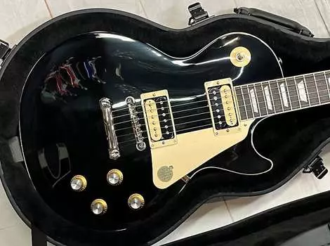 Gibson Les Paul Classic 2022 - Ebony New Unplayed w/ Case Auth Dealer 9lbs 3oz #434