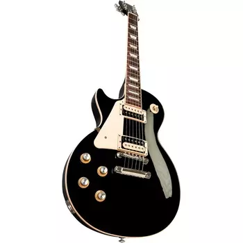 Gibson Les Paul Classic левосторонняя электрогитара черного цвета